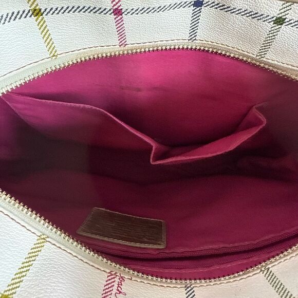 Coach Y2K Plaid Shoulder Bag with Matching Wristlet - Picture 9 of 16